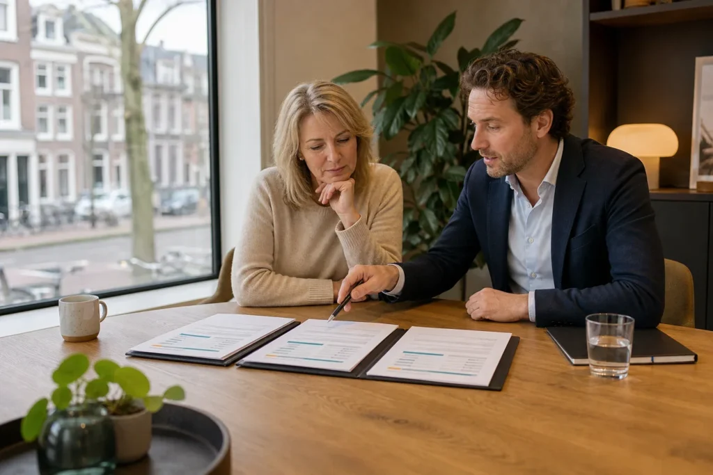 bod op huis accepteren